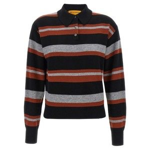Guest In Residence Collegiate Stripe Polo Shirt - NWT